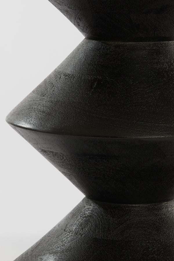 Bijzettafel Larus - Zwart - Ø40cm